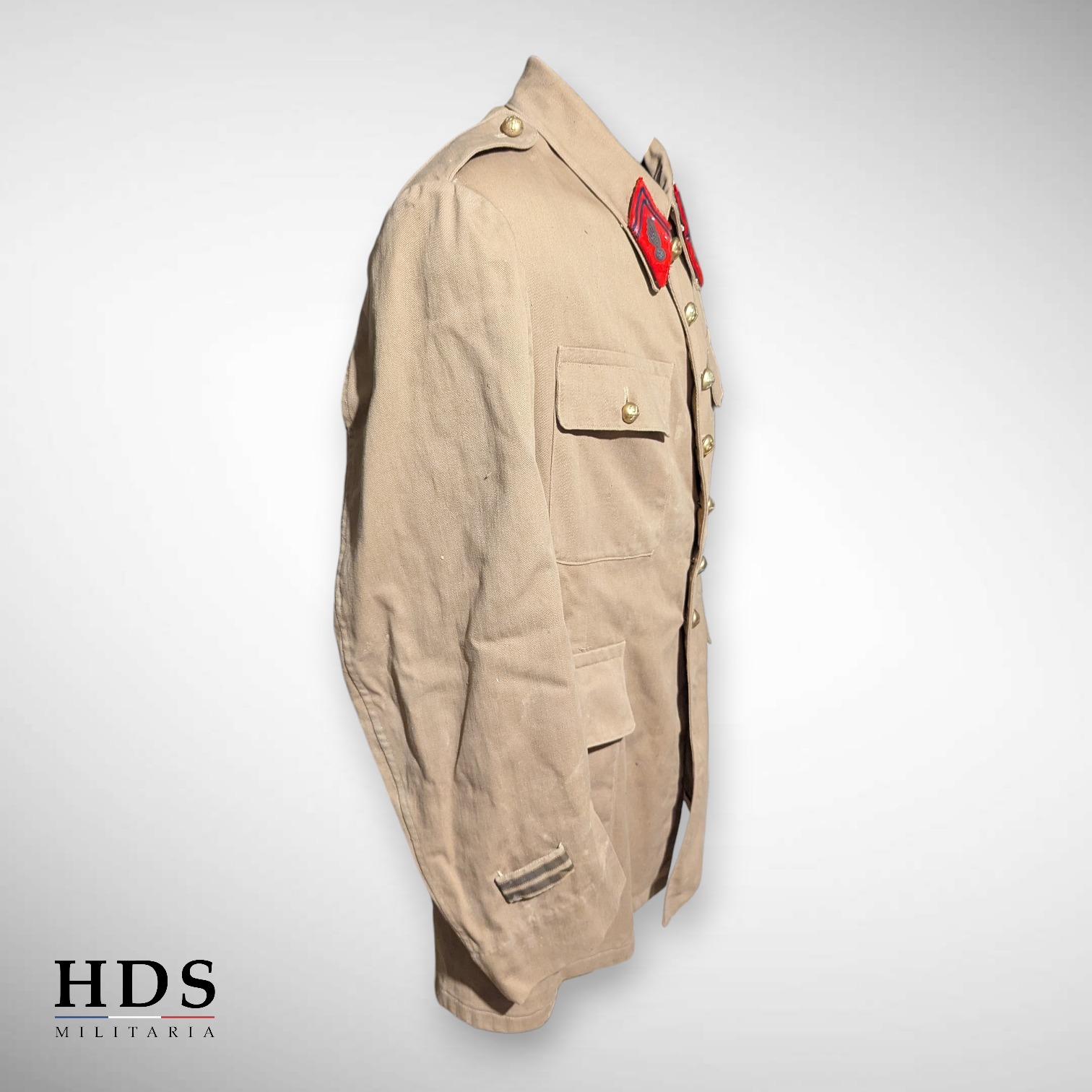 Vareuse + calot officier artillerie France 40 ww2