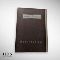 German ww2 Arbeitsbuch booklet