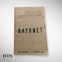 US WW2 FM 23-25 ​​Bayonet Instruction Booklet