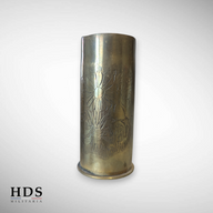 37mm Trench Art ww1 engraved casing