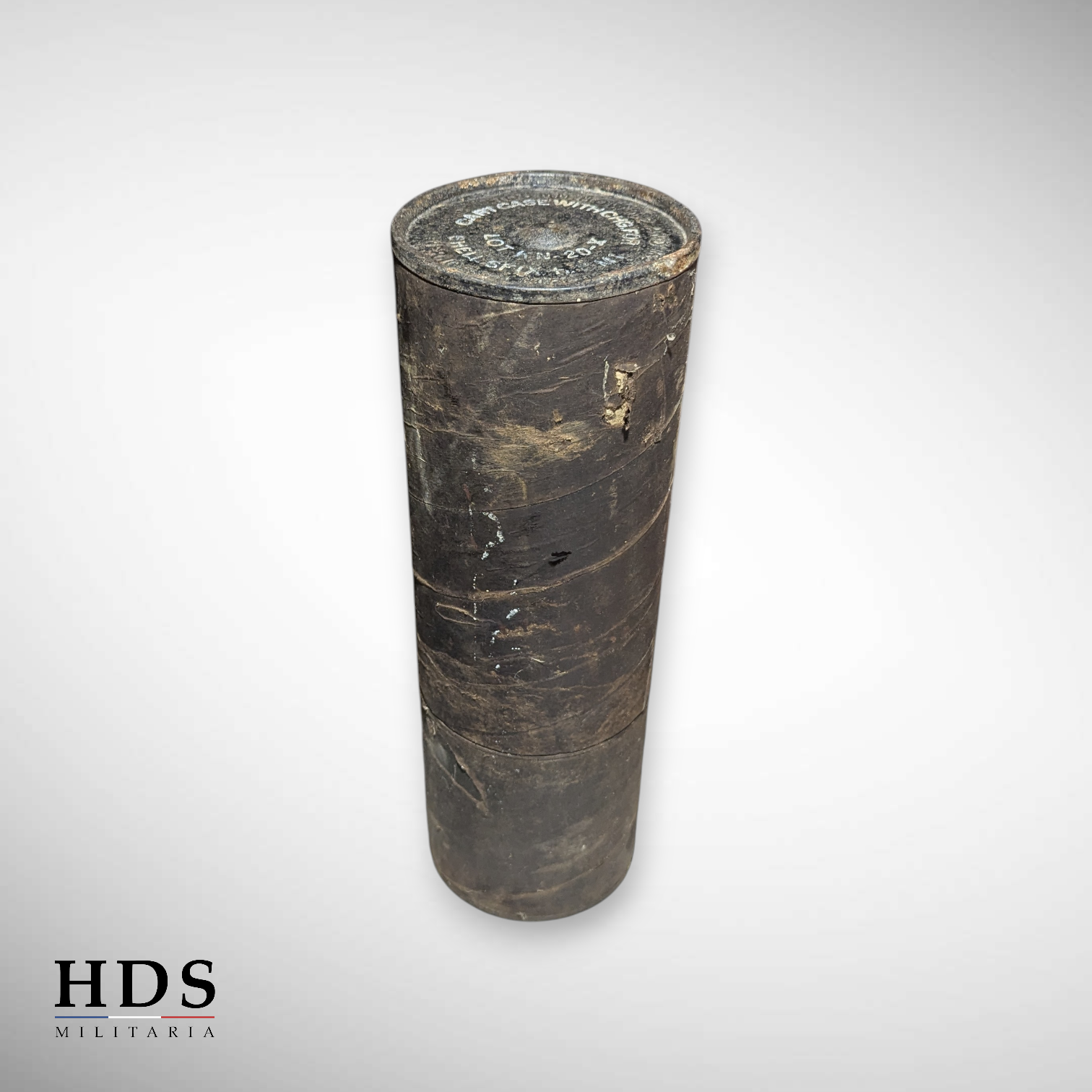 Cardboard container for 105mm US ww2