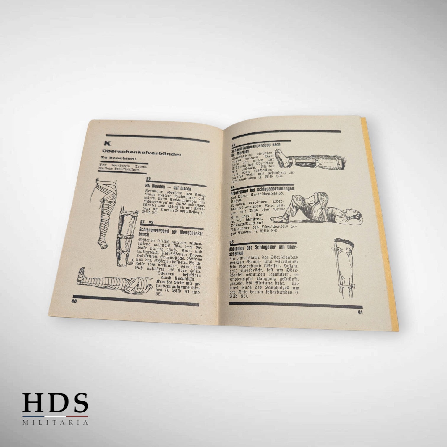 Livret premier secours allemand ww2
