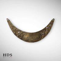 Plaque commémorative casque Adrian ww1