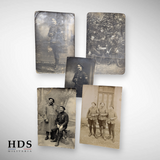 Lot de photos cartes postales chasseur à pied ww1