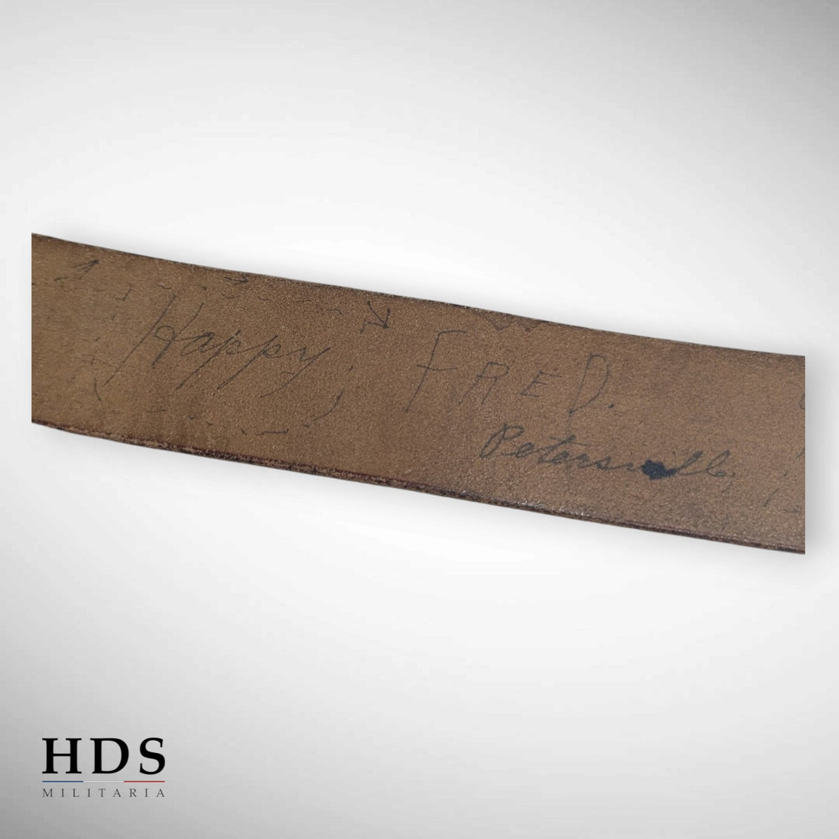 Ceinture cuir tenue de sortie officier US ww2