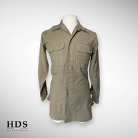 Chemise moutarde US ww2 m37 14.5x32