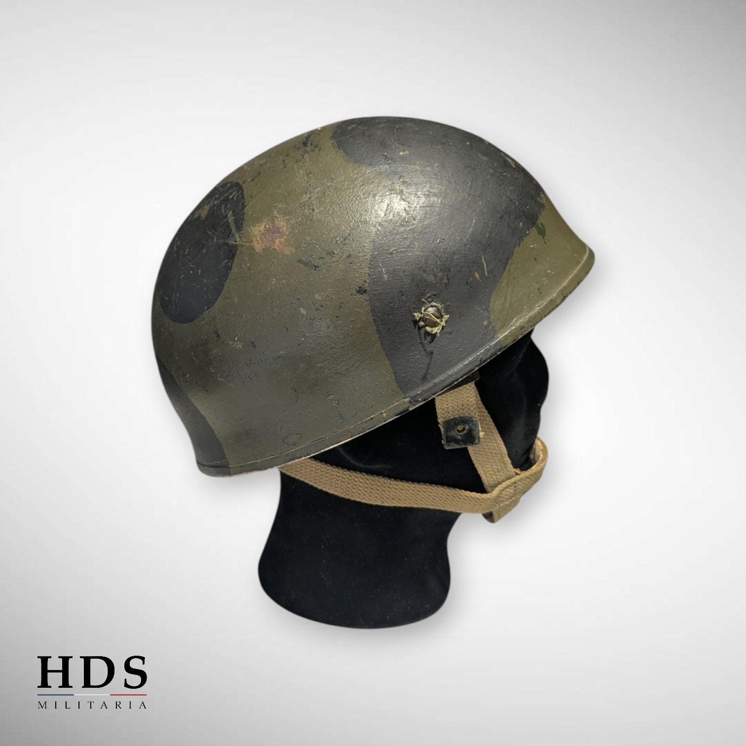 Casque parachutiste Anglais camouflé 1955