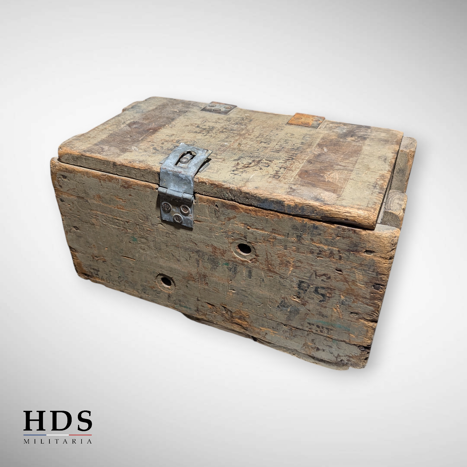 Wooden US mortar box