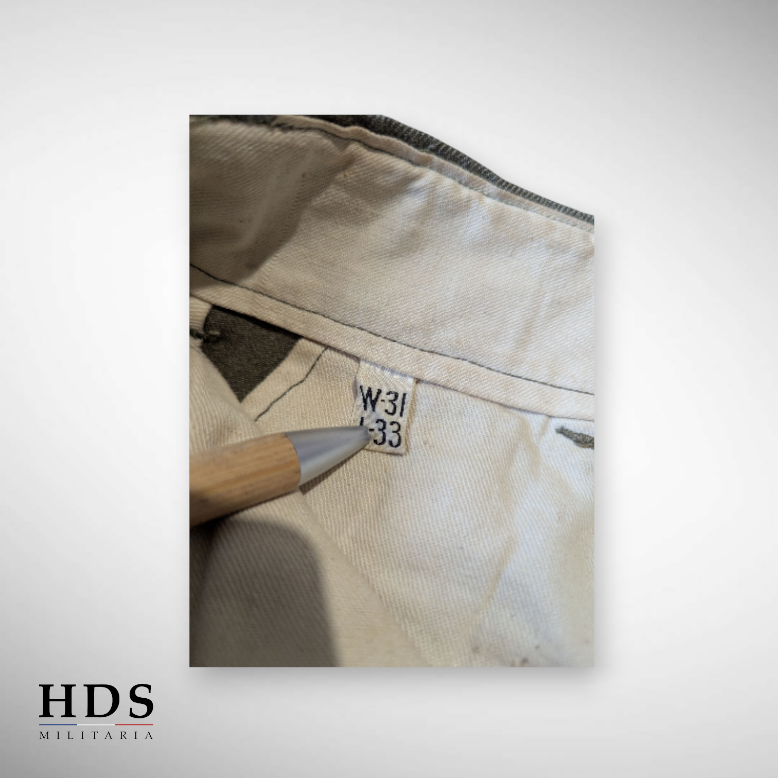 Pantalon m37 moutarde US ww2 31x33