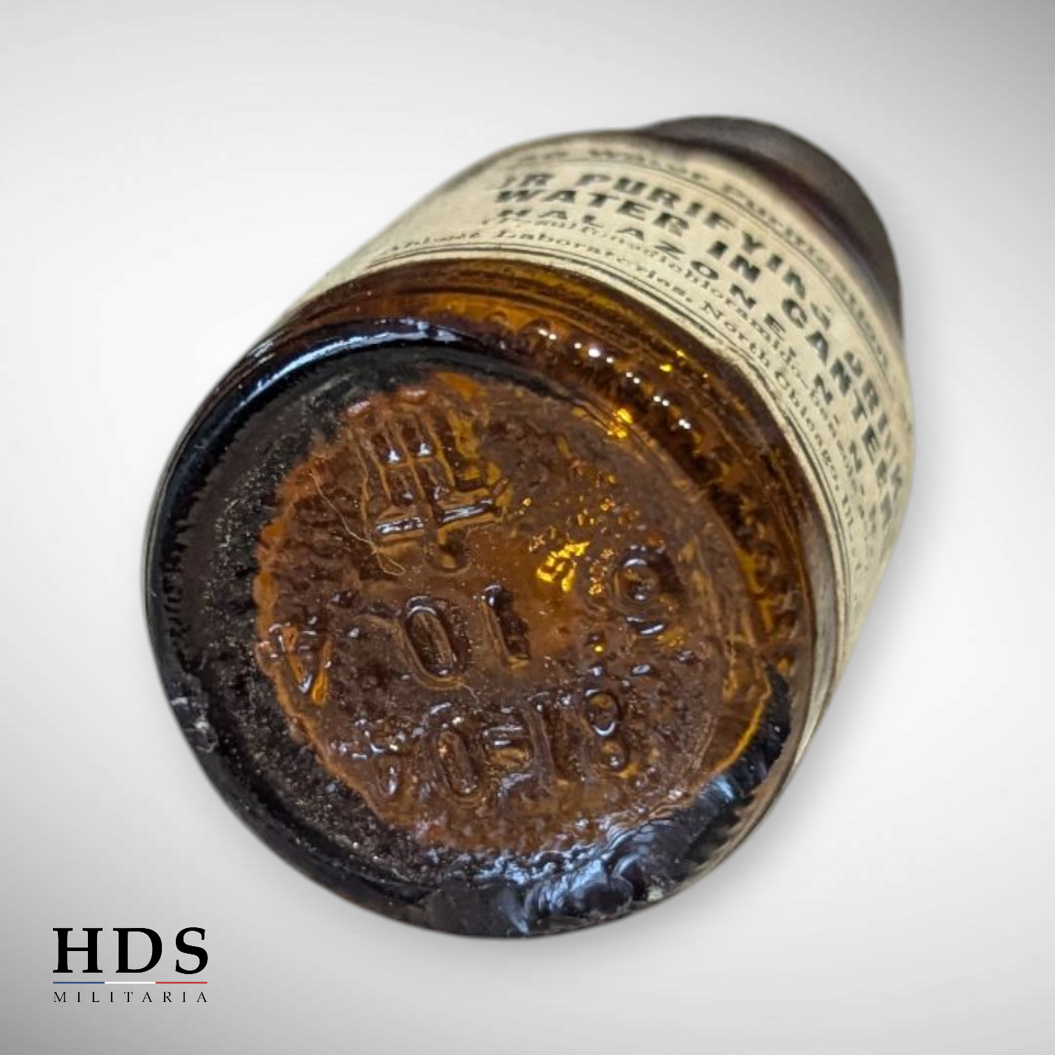 Fiole Halazone US ww2