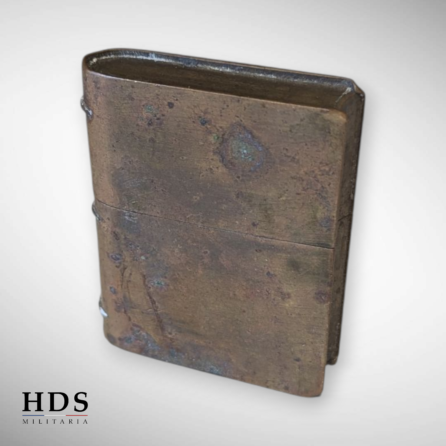 WW1 Trench Art Book Lighter