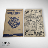 Lot de 10 partitions Françaises ww1