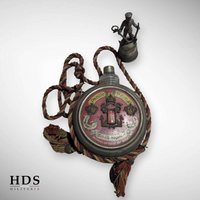 Gourde réserviste artillerie de Marine allemand ww1