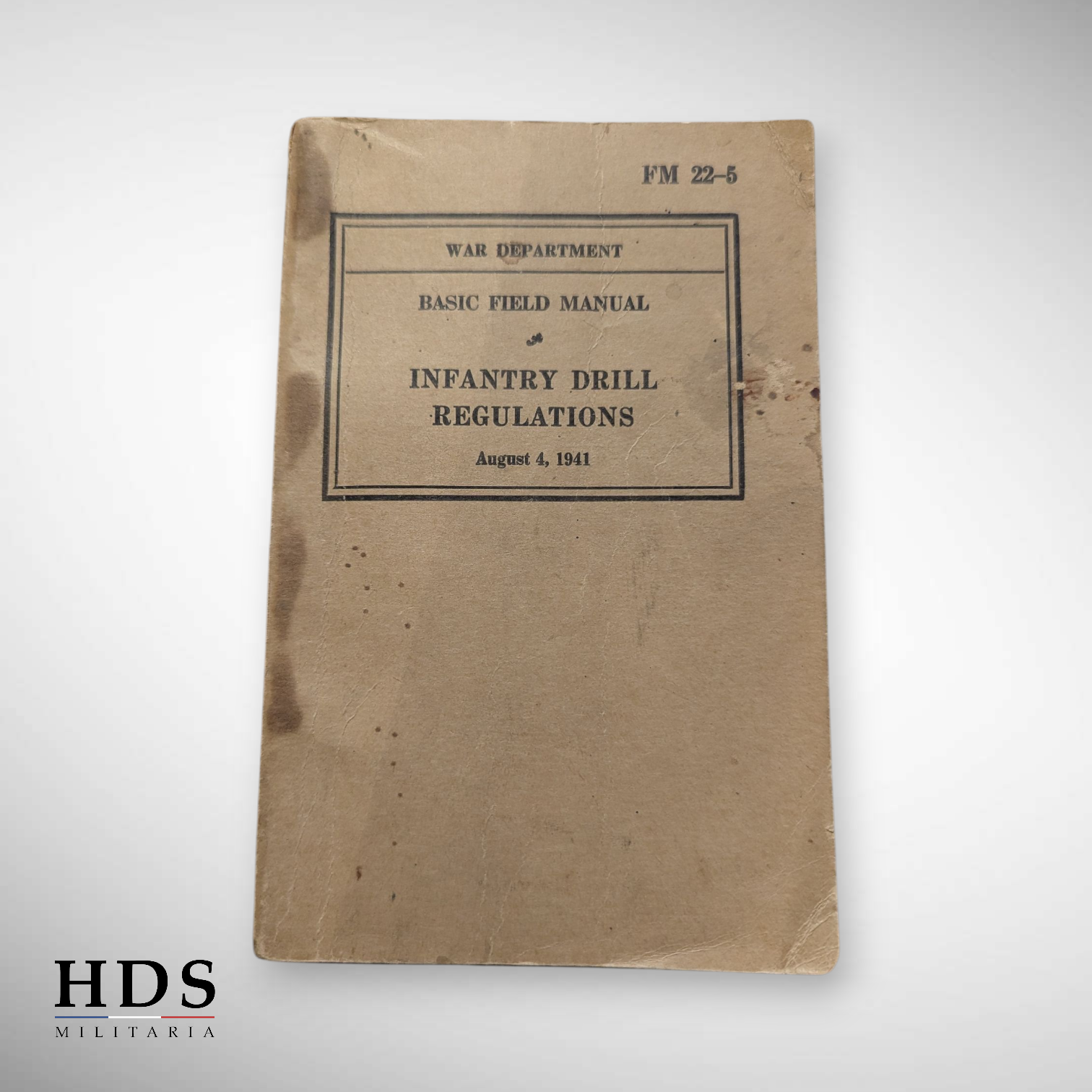 Instruction booklet US ww2 FM 22-5 basic field manual