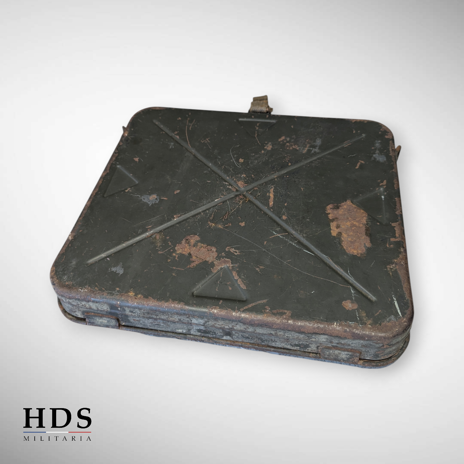 German WWII wounded gas mask box
