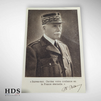 Photo carte postale Maréchal Pétain ww2