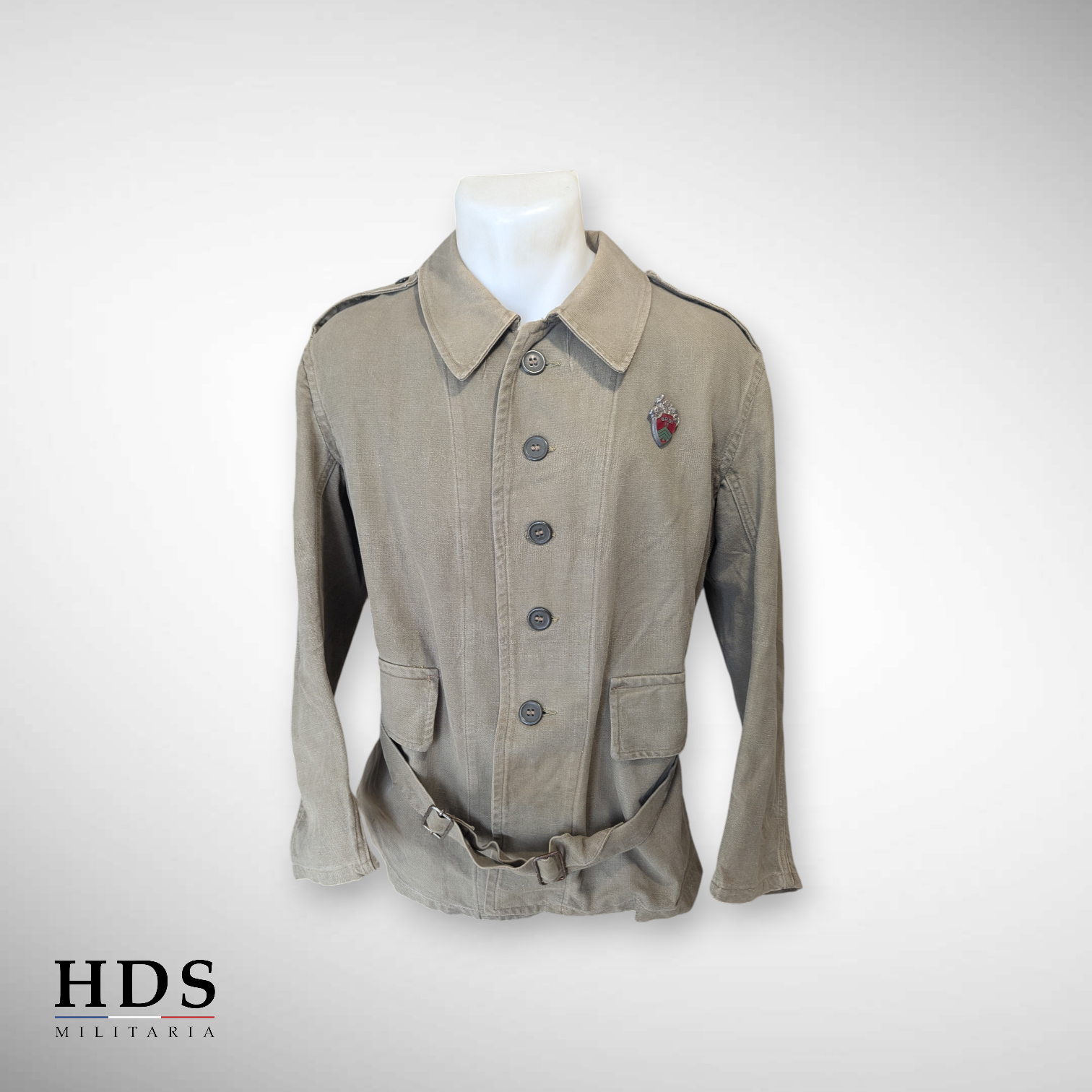Veste bourgeron en toile m38 insigne 35GRDI ww2