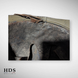 Casque Adrian m15 artillerie France 40 ww2