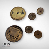 Paire de disques de col US ww2 Artillerie