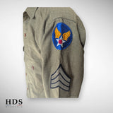 Chemise m37 moutarde USAAF ww2 nominative