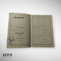 Identity card + passport Lutterbach Alsace ww2