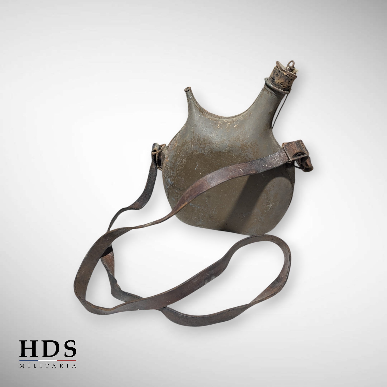 Gourde bidon 1877 kaki France 40 ww2