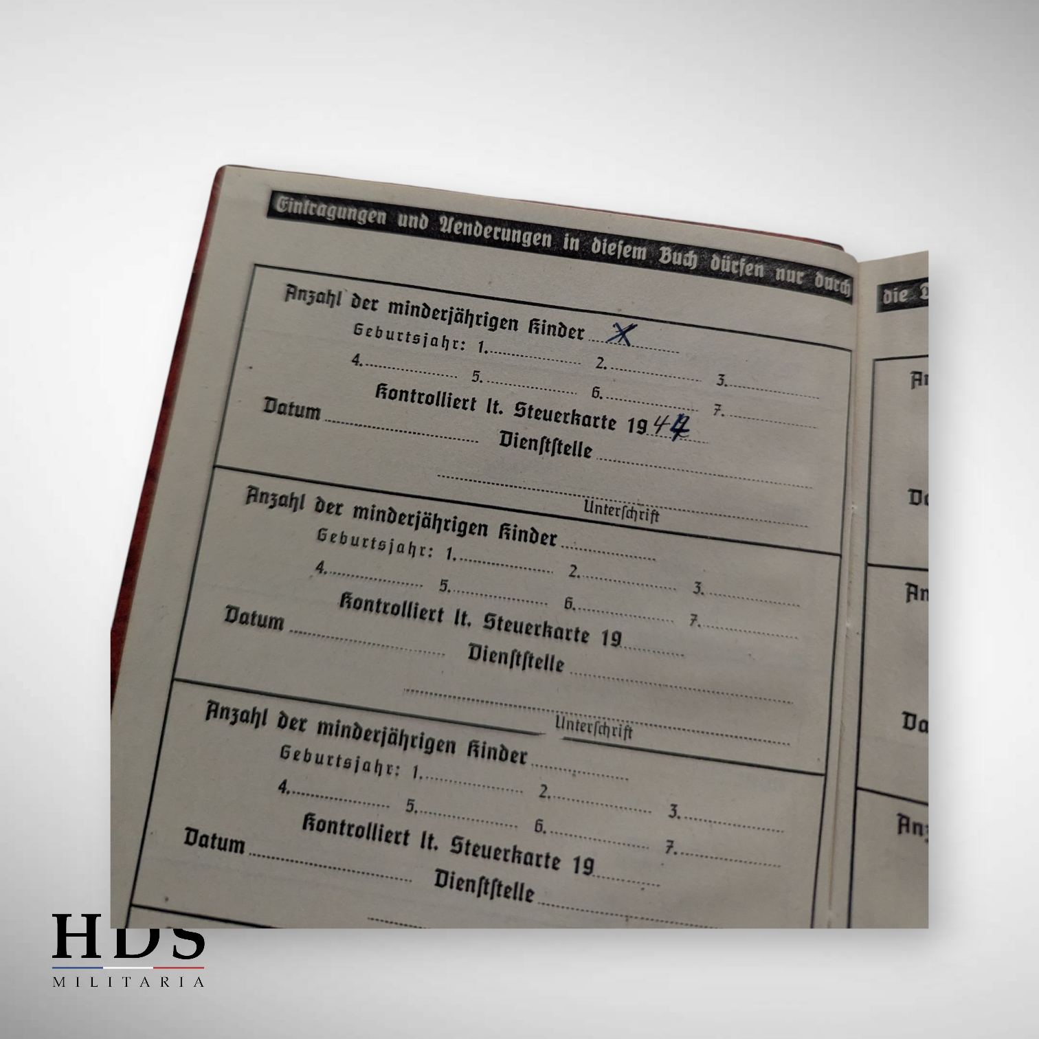 DAF Guebwiller Alsace WW2 Booklet