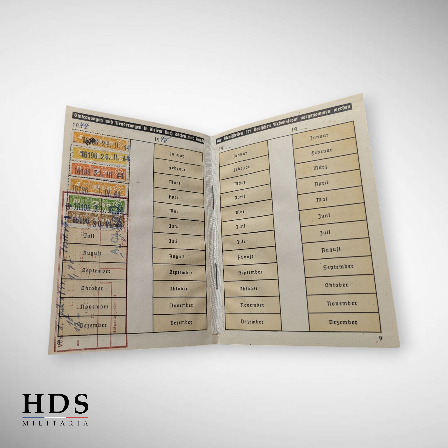 DAF Guebwiller Alsace WW2 Booklet