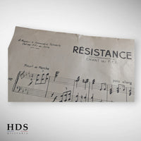 Partition chant des FFI résistance ww2