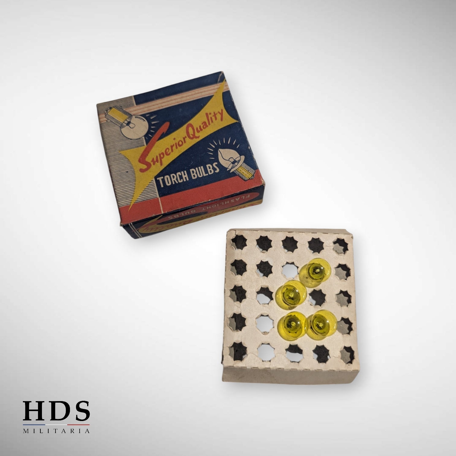 Boîte ampoules flashlight US ww2
