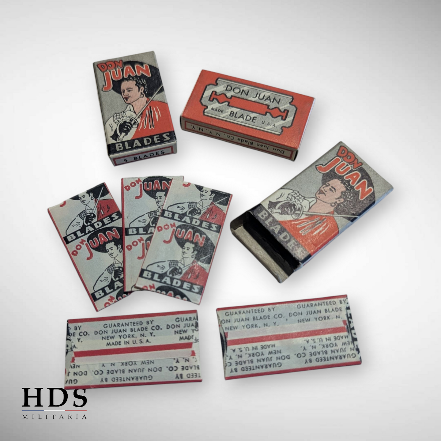 Paquet de lames de rasoir US ww2 Don Juan