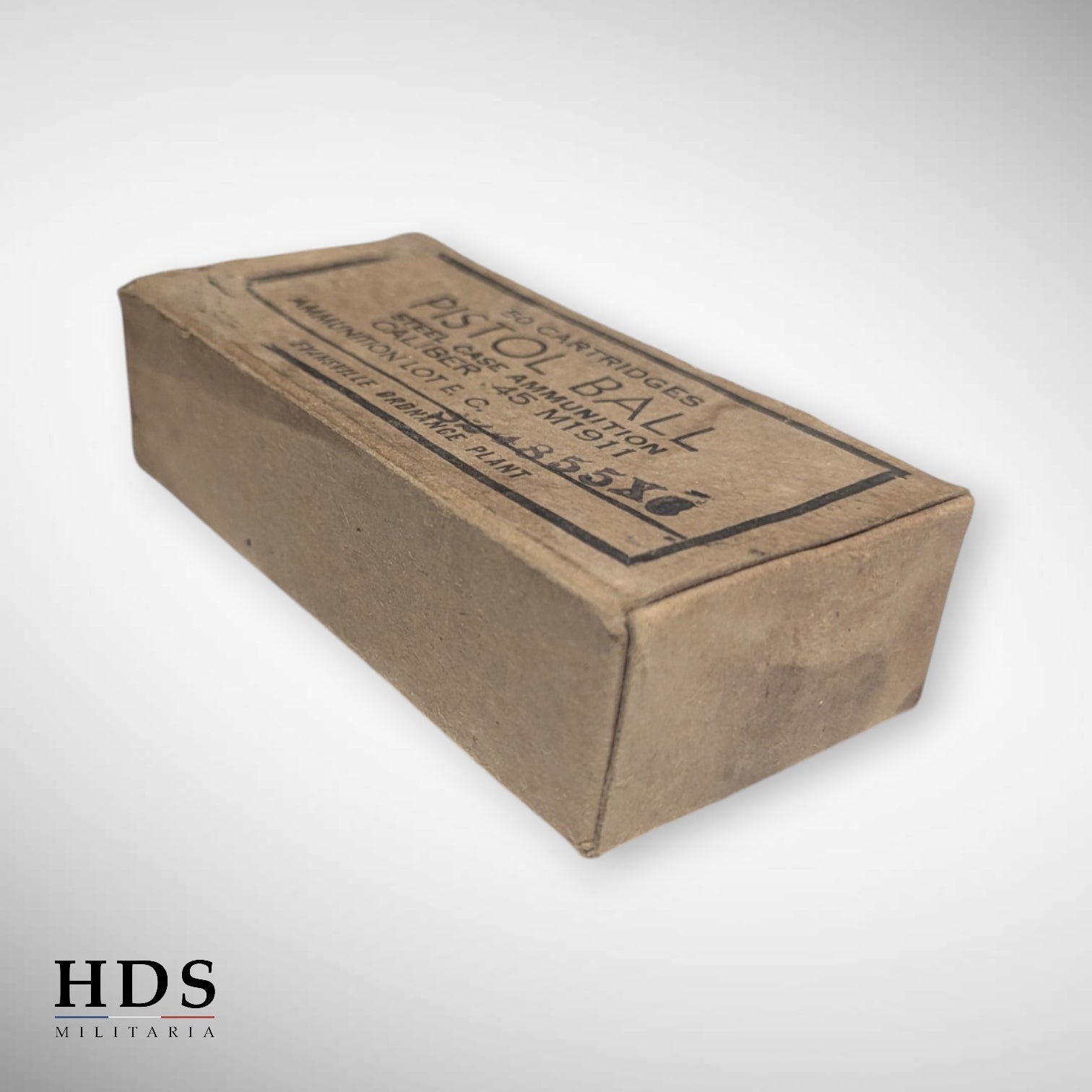 Boîte vide de munition colt 1911 US ww2