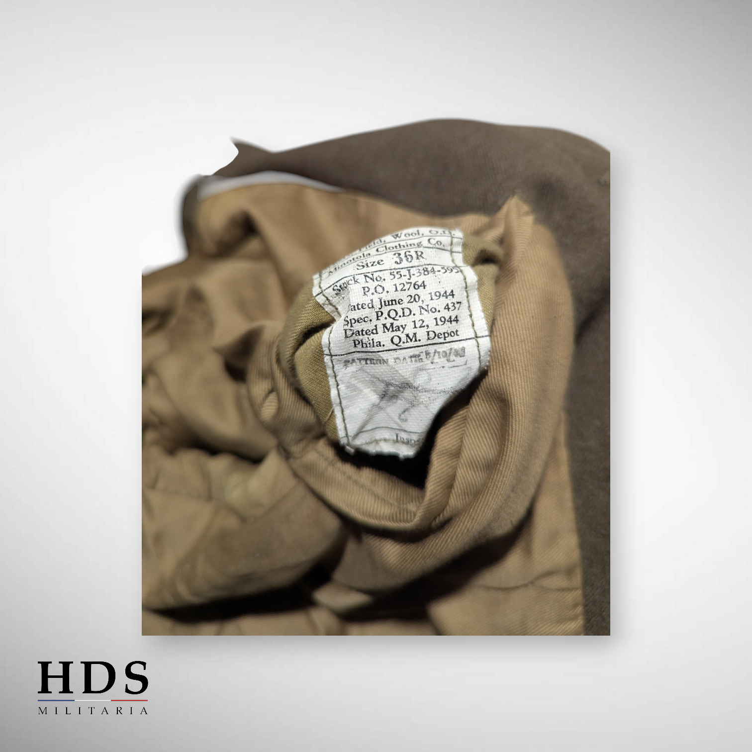 Blouson IKE US ww2 36R 7th army