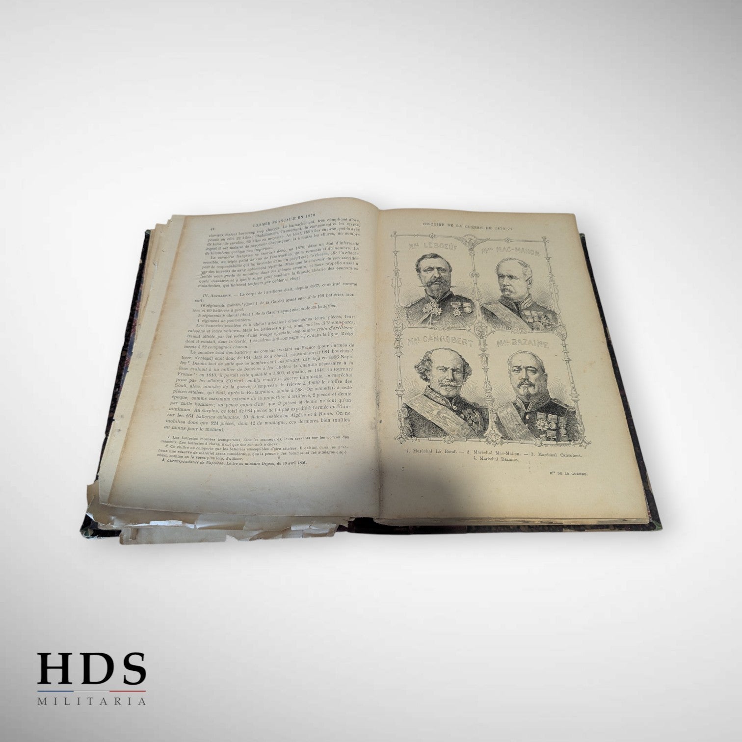 Livre histoire de la guerre de 1870 - 71