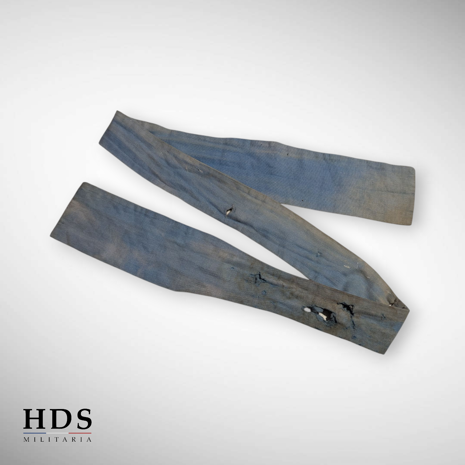 Cravate bleu horizon sous officier / officier Français ww1