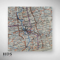 Carte US ww2 Allemagne 1944
