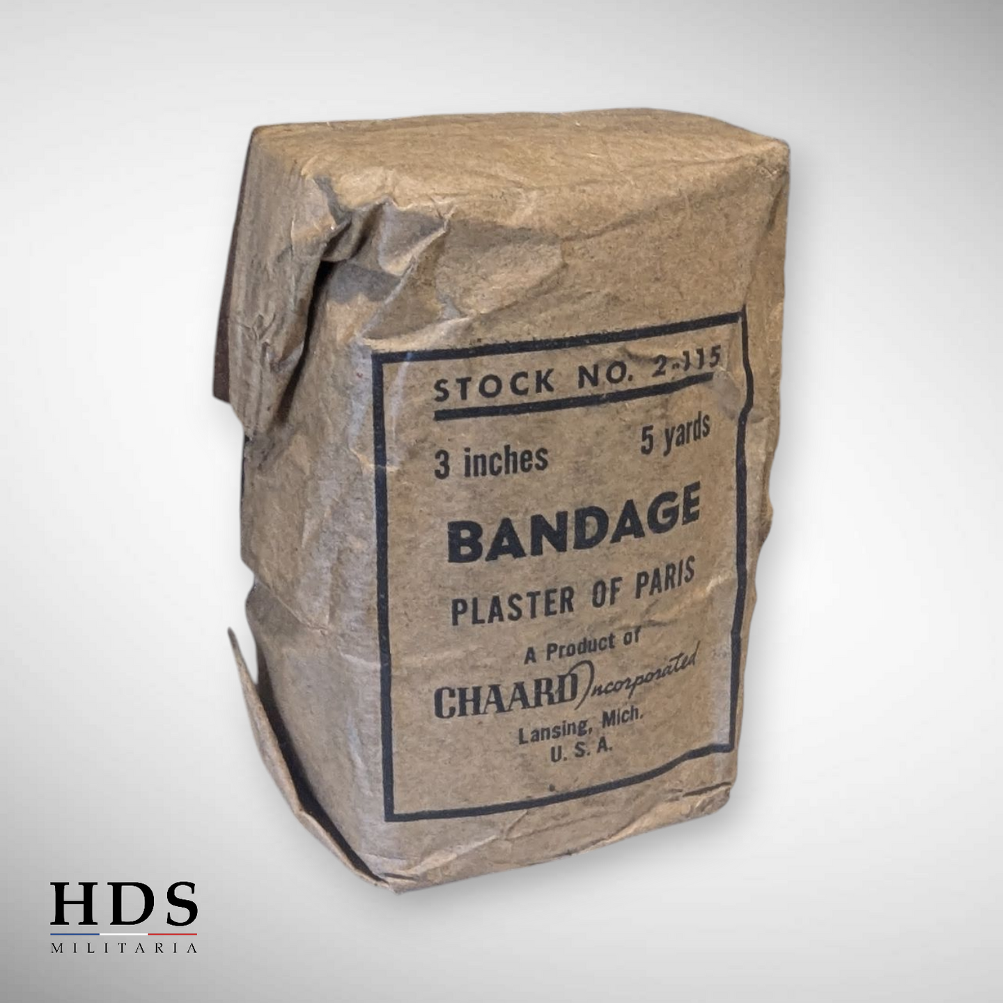 Paquet de plâtre médical US ww2
