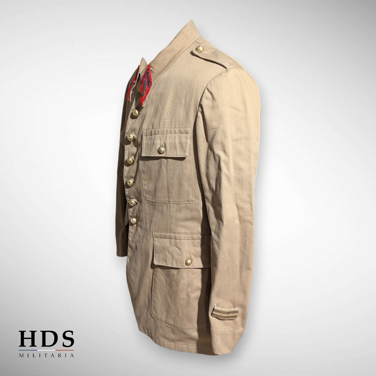 Vareuse + calot officier artillerie France 40 ww2