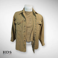 Chemise m37 moutarde US ww2 14.5x32