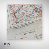 Carte US ww2 Allemagne 1944