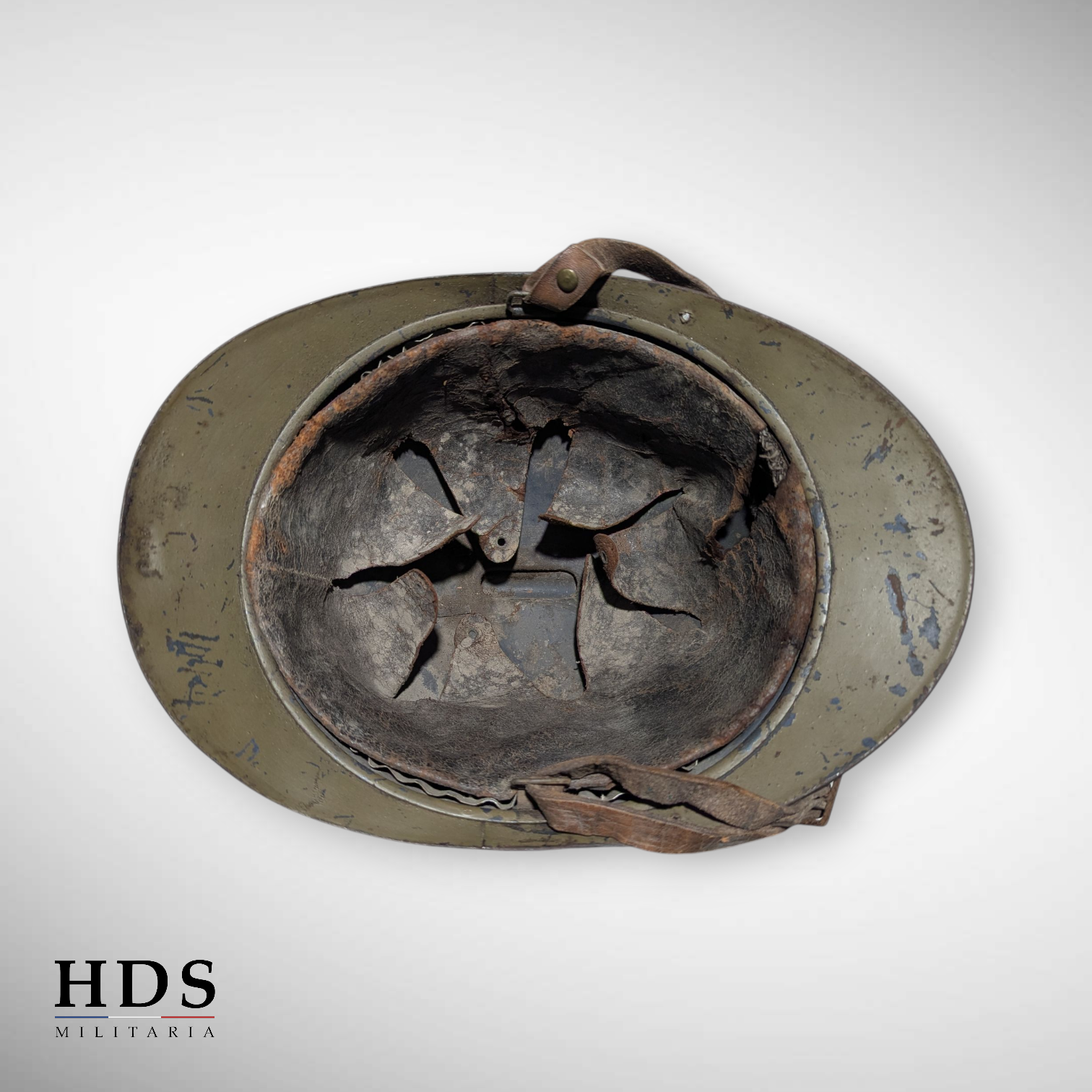 Casque Adrian m15 artillerie France 40 ww2