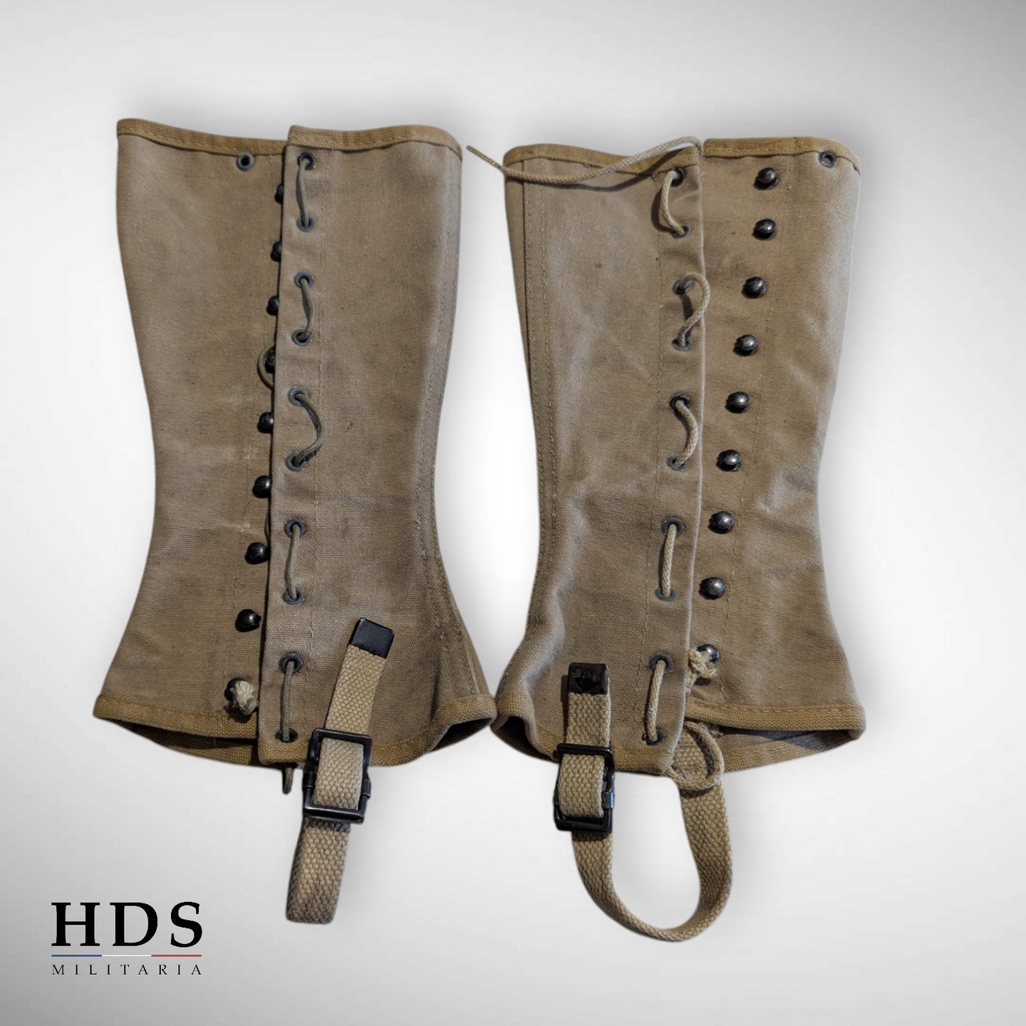 Paire de guêtres US ww2 nominative