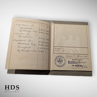 German ww2 Arbeitsbuch booklet