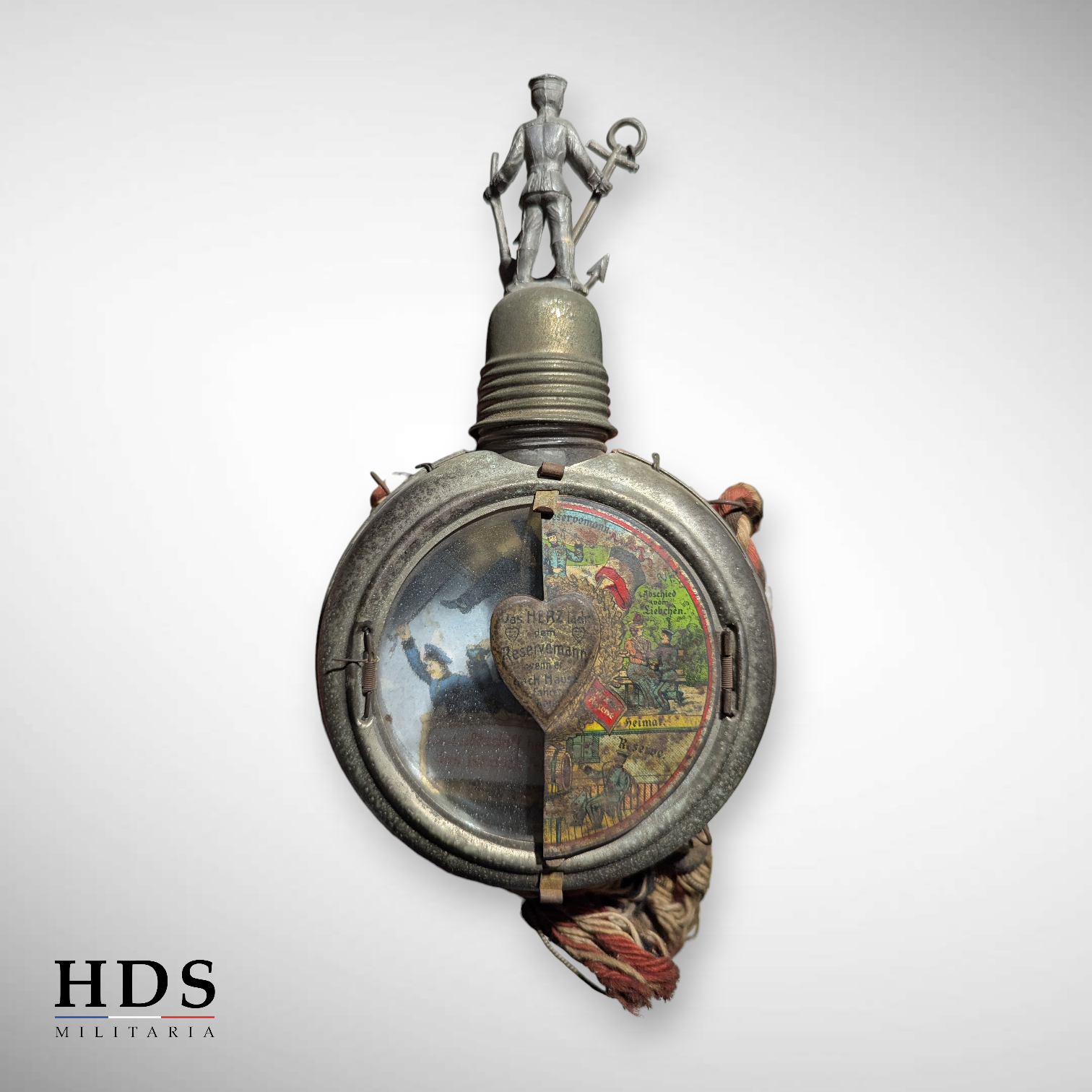 Gourde réserviste artillerie de Marine allemand ww1