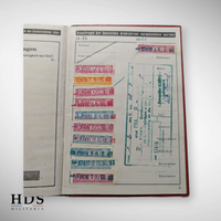 DAF booklet + Arbeitsbuch Elsenheim Alsace ww2