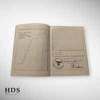 DAF booklet + Arbeitsbuch Elsenheim Alsace ww2