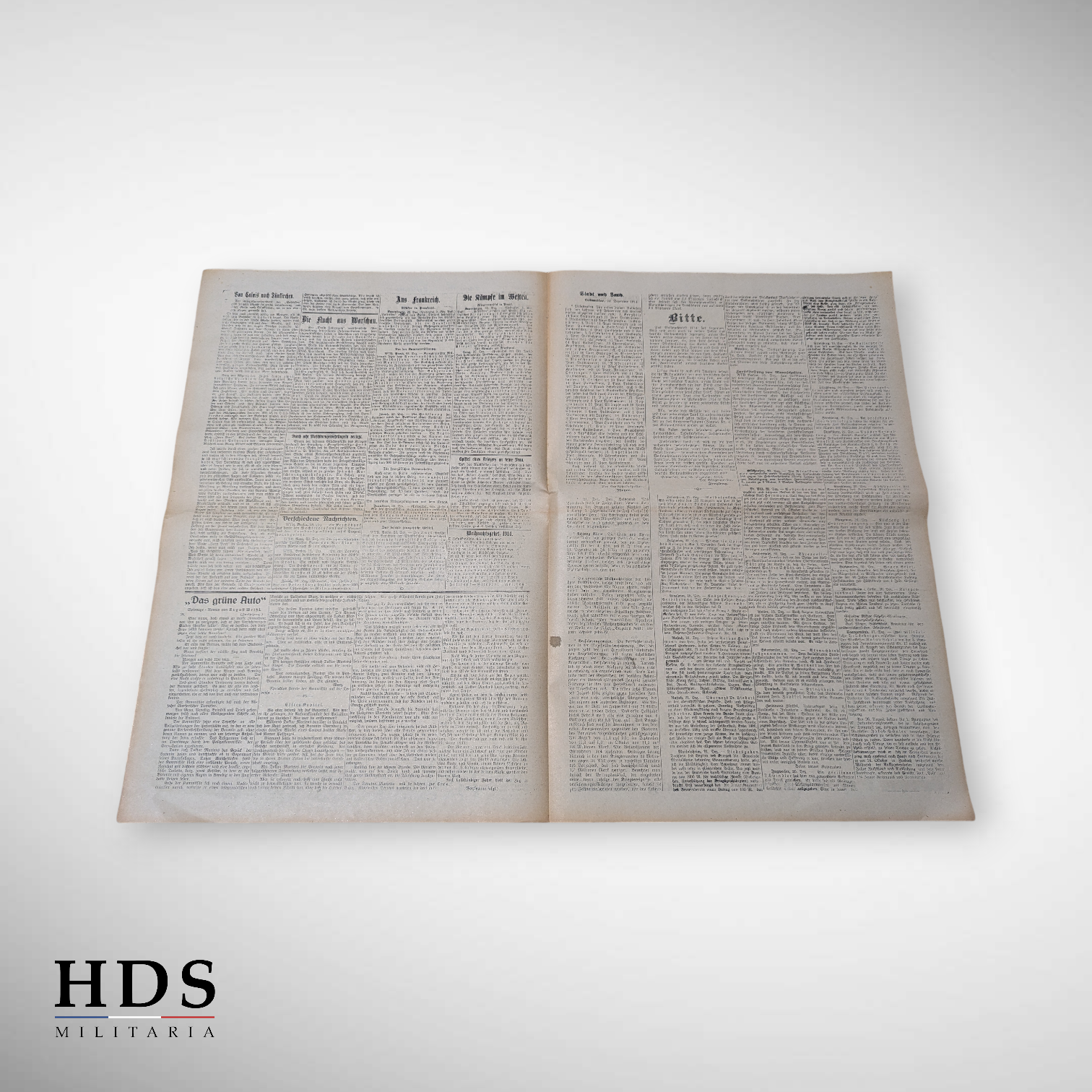 Journal Allemand Alsacien Noël 1914 Guebwiller