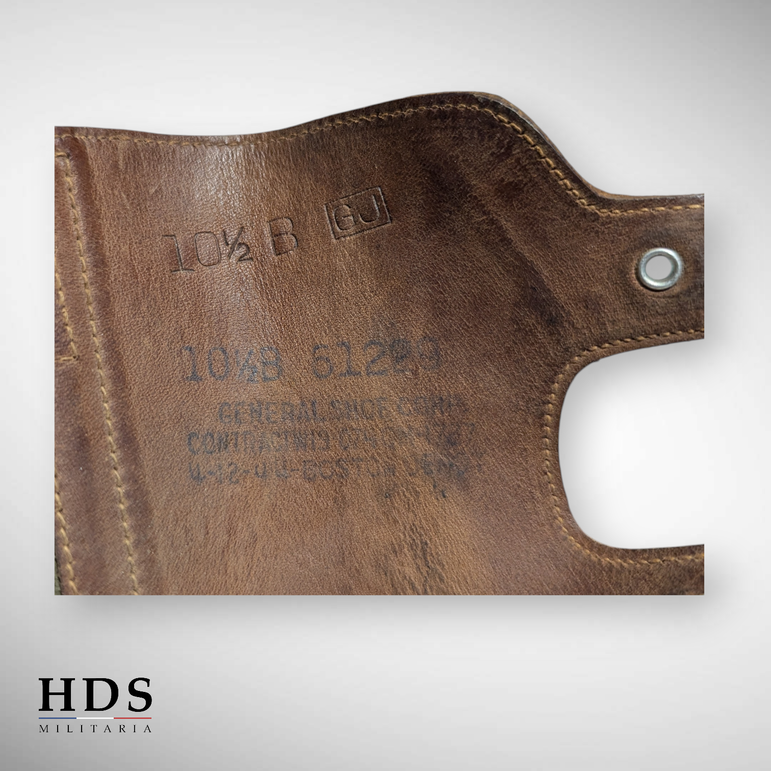 Guêtres cuir de buckle boots US ww2