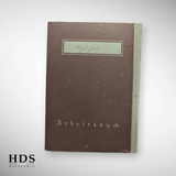 Booklet Arbeitsbuch Baldersheim alsace ww2