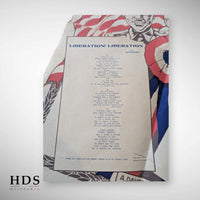 Affiche chants Libération FFI ww2
